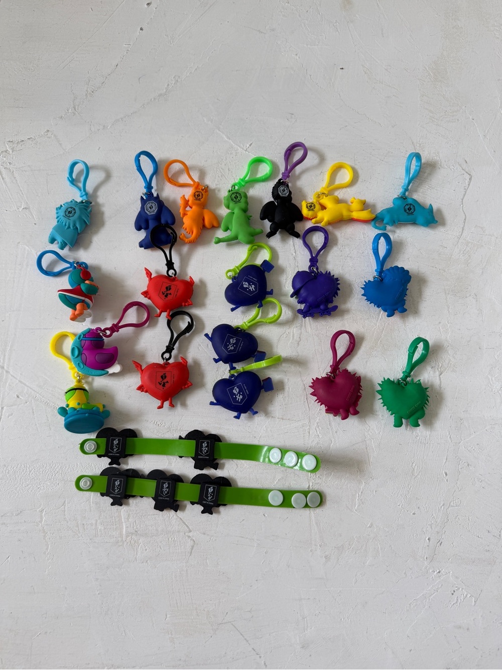 American Heart Challenge Keychain Ducks Heart Dinosaur - Picture 6 of 9